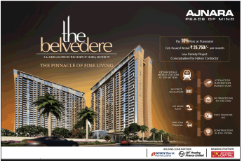 Get assured rental Rs 25,750 per month at Ajnara The Belvedere in Noida